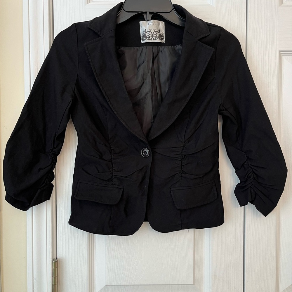 Beautiful black dress jacket size XS.
